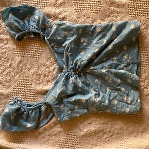 Reformation-off the shoulder crop top